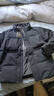 卡賓（CABBEEN）【仿洗水印花】卡賓立領(lǐng)面包羽絨服男2025冬季新款保暖厚外套 煤黑色01 2XL /185/54 曬單實(shí)拍圖