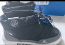 回力男鞋冬季新款雪地靴百搭面包鞋加厚保暖棉鞋男 172N 黑灰 43 曬單實(shí)拍圖