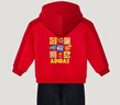 阿迪達斯(Adidas Kids）男嬰童IN KN FZHD SET針織運動(dòng)休閑長(cháng)袖連帽套裝 KV6902 104 曬單實(shí)拍圖