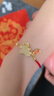 央創(chuàng  )時(shí)尚馬年本命年紅繩小馬銀手鏈女款新年情人節禮物送女朋友老婆S925 曬單實(shí)拍圖
