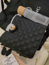 奧康包包女包牛皮新潮菱格水桶包輕奢斜挎單肩包生日禮物送女友老婆 曬單實(shí)拍圖