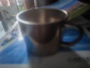 鈦杯純鈦杯子帶把手雙層咖啡杯家用牛奶杯簡(jiǎn)約茶杯下午茶廣告杯 150毫升純鈦咖啡杯結晶 150 曬單實(shí)拍圖