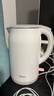 美的（Midea）電熱水壺養生母嬰級316L不銹鋼雙層無(wú)縫一體內膽防燙燒水壺 1.7L自動(dòng)智能斷電 年貨 SH17M301PRO 曬單實(shí)拍圖