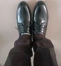 蜘蛛王皮鞋春秋季男士真皮男鞋舒適商務(wù)系帶正裝德比婚鞋 28015 黑色 40 曬單實(shí)拍圖