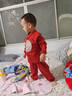優(yōu)奇男寶寶春秋套裝中式分體紅色滿(mǎn)月百天周歲禮服抓周拜新年嬰兒衣服 曬單實(shí)拍圖