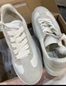 愛(ài)步（ECCO）休閑板鞋男 秋季簡(jiǎn)約拼色休閑鞋運動(dòng)男鞋 街頭球鞋539834 灰白色/白色53983450153 42 曬單實(shí)拍圖