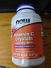 諾奧（NOW）維生素C結晶粉 高含量VC成人227g易吸收無(wú)糖粉劑促代謝美國進(jìn)口 曬單實(shí)拍圖