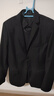 羅蒙西服套裝男士商務(wù)休閑職業(yè)正裝新郎結婚禮服修身伴郎外套小西裝男 黑色【上衣+褲子+馬甲】 XL 曬單實(shí)拍圖