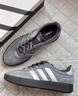 adidas「T頭鞋」BARREDA休閑板鞋德訓鞋男女新款阿迪達斯輕運動(dòng)   深灰/碳黑/金屬銀   38 曬單實(shí)拍圖