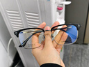 玖吾聯(lián)名CHNKELUOXIN斯文886商務(wù)眉框純鈦大臉?lè )綀A框眼鏡彈性鉸鏈 黑槍 A套:單獨購買(mǎi)鏡框|贈送定制鏡盒 曬單實(shí)拍圖