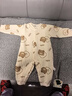 初生嬰兒衣服純棉加厚連體衣冬季新生兒男女寶寶夾棉保暖棉服爬服 2件-冬款(花花兔+可愛(ài)熊) 66cm  (12-15斤以?xún)? 曬單實(shí)拍圖