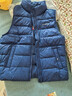 李寧童裝兒童羽絨馬甲男女大童85%絨子防潑水保暖坎肩150YMRV009-2 曬單實(shí)拍圖