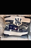 MLB官方情侶板鞋男 新年增高學(xué)長(cháng)鞋老花休閑鞋運動(dòng)鞋女鞋子3ASXCDN3N 紐約洋基隊/深海軍藍色 37.5 235 曬單實(shí)拍圖