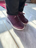 足力健中老年冬季加絨爸媽鞋輕快輕便保暖鞋25932021J 酒紅-女款 38 曬單實(shí)拍圖