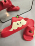 chedoir鴛鴦蘋(píng)果拖鞋女夏季可愛(ài)卡通居家防滑洗澡用情侶款涼拖鞋外穿 曬單實(shí)拍圖