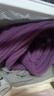 王菲同款100%純羊毛衫女高領(lǐng)加厚套頭毛衣慵懶寬松羊毛打底衫D114 深紫色 XL 125-135斤 曬單實(shí)拍圖