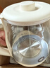 九陽(yáng)（Joyoung）0膠水養生壺 1.5L煮茶器 玻璃花茶壺 316不銹鋼燒水壺電熱水壺 WY301 曬單實(shí)拍圖