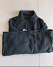 京東京造搖粒絨外套防靜電抓絨衣保暖衛衣夾克男女同款T恤打底 黑色 4XL 曬單實(shí)拍圖