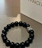 范琦（Fanci）黑曜石能量守護石手串情侶手鏈高級感好運女友男士友老公生日禮物 【男款】守護能量手串 21cm（推薦體重176-200斤內） 曬單實(shí)拍圖