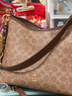 蔻馳（COACH）【品牌直供】女士LAUREL中號手提斜挎流浪包CV975新年禮物 曬單實(shí)拍圖