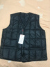 鴨鴨（YAYA）羽絨馬甲男短款保暖中老年冬季休閑鴨絨背心外套25093YYA 曬單實(shí)拍圖