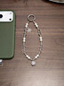 karen burton kB小馬招財納福手機鏈吊墜掛件星星水晶珍珠提鏈ins女士新年款精致高級感手腕短款逛街防丟手機掛繩 冬季雪花限定款 手機殼通用 曬單實(shí)拍圖
