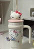 三麗鷗（SANRIO）凱蒂貓HelloKitty公仔冰霸保溫杯316不銹鋼帶吸管女女神禮物700ml 曬單實(shí)拍圖