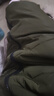 森馬（Semir）羽絨馬甲男冬90絨子防潑水外套中性情侶寬松立領(lǐng)上衣保暖輕便 軍綠（灰鴨絨）40635 S 曬單實(shí)拍圖
