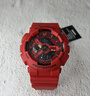 卡西歐手表男士男款表青少年中學(xué)生運動(dòng)表電子表品牌名表本命年紅色禮物 GA-110RRB-4APRG新年款禮盒版 曬單實(shí)拍圖