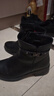 奧康（Aokang）男鞋2025冬季加絨保暖高幫棉鞋系帶商務(wù)皮鞋舒適黑色(套腳)42碼 曬單實(shí)拍圖