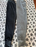 恒源祥秋褲女純棉中老年高腰保暖線(xiàn)褲打底襯褲棉毛褲 黑色+深灰 XXXL 曬單實(shí)拍圖
