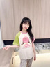 真維斯（Jeanswest）女童短袖t恤2026夏季純棉撞色上衣兒童夏裝女孩親膚柔軟半截袖 【100%純棉撞色T恤】01 120 【推薦體重37-45斤】 曬單實(shí)拍圖