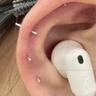 伊芙蘭黛S999足銀耳釘養耳棒耳洞免摘女簡(jiǎn)約隱形銀耳針新打耳洞學(xué)生防堵 11mm銀耳棒(10根裝)-適用薄耳垂 曬單實(shí)拍圖