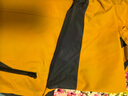 小象漢姆童裝男童沖鋒外套新款春裝兒童三合一戶(hù)外防水服登山 橙色 120 cm 曬單實(shí)拍圖