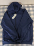 優(yōu)衣庫男裝防風(fēng)搖粒絨拉鏈連帽開(kāi)衫/長(cháng)袖外套481182 65 寶藍色 XL /180/108B 曬單實(shí)拍圖
