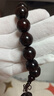 今古樓印度小葉紫檀手串滄桑酒紅金星高密老料15MM男款佛珠檀香木手鏈 JM7801 曬單實(shí)拍圖
