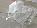 泰姆仕4分6分1寸硅膠橡膠密封圈熱水器水管墊片波紋管軟墊圈花灑皮平墊 白色硅膠4分+6分各10個(gè) 曬單實(shí)拍圖