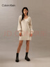 Calvin KleinJeans春夏女士氣質(zhì)通勤休閑ck兩件套燈籠袖開(kāi)衫針織吊帶連衣裙 曬單實(shí)拍圖