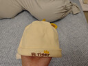 愛(ài)貝迪拉（AIBEDILA）嬰兒帽子秋冬款棉新生嬰幼兒初生0到3個(gè)月女寶寶小帽冬季胎帽 小熊比爾【帽圍32-45cm】 曬單實(shí)拍圖