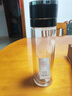 領(lǐng)臣（LINGCHEN）茶杯男士泡茶專(zhuān)用茶水分離速開(kāi)杯車(chē)載一鍵開(kāi)蓋高硼硅玻璃杯耐高溫 曬單實(shí)拍圖