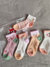 紅豆兒童襪子夏季薄款透氣女童夏天中筒薄襪網(wǎng)眼中大童春夏女孩棉襪 曬單實(shí)拍圖