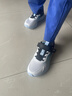 鴻星爾克（ERKE）童鞋男女童跑鞋兒童秋季新品密網(wǎng)緩震運動(dòng)鞋爾克白/泳池藍/正黑35 曬單實(shí)拍圖