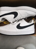 耐克NIKE大童休閑鞋 COURT BOROUGH 運動(dòng)鞋女子DV5456-104白 38 曬單實(shí)拍圖