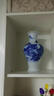 奧雷克景德鎮陶瓷器擺件青花瓷中式花瓶花插 時(shí)尚家居客廳電視柜裝飾品 大號青花花鳥(niǎo)魚(yú)尾瓶-保障 曬單實(shí)拍圖