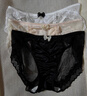 莫代爾蕾絲內褲女性感純欲無(wú)痕抗菌四季款高級緞面內褲三角內褲3條裝L 曬單實(shí)拍圖