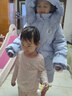迪士尼兒童羽絨服女童秋冬新款90羽絨2026冬季加厚中長(cháng)款羽絨童裝外套 曬單實(shí)拍圖