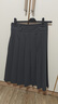 詩(shī)凡黎（‘S EIFINI）詩(shī)凡黎jk裙女新款少女解構黑色高腰顯瘦a字半身百褶裙女 深灰 M 曬單實(shí)拍圖