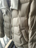 坦博爾輕薄羽絨服女短款翻領(lǐng)寬松舒適襯衫式女士外套330226D 椰奶咖155 曬單實(shí)拍圖