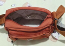 京購單肩斜挎包女士2026年新款休閑時(shí)尚尼龍帆布包中老年媽媽包 橘色 曬單實(shí)拍圖