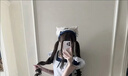 星晚黑白女仆裝公主大裙擺庫洛米cosplay服裝女仆裝動(dòng)漫可愛(ài)女傭裙子 黑色裙子+發(fā)箍+圍裙+胸前蝴蝶結+鈴鐺+黑絲 S 建議70-95斤 曬單實(shí)拍圖